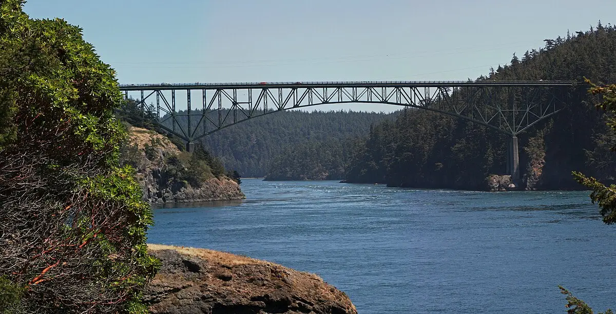 Deception Pass Bridge — industry and agriculture site in the Pacific Northwest